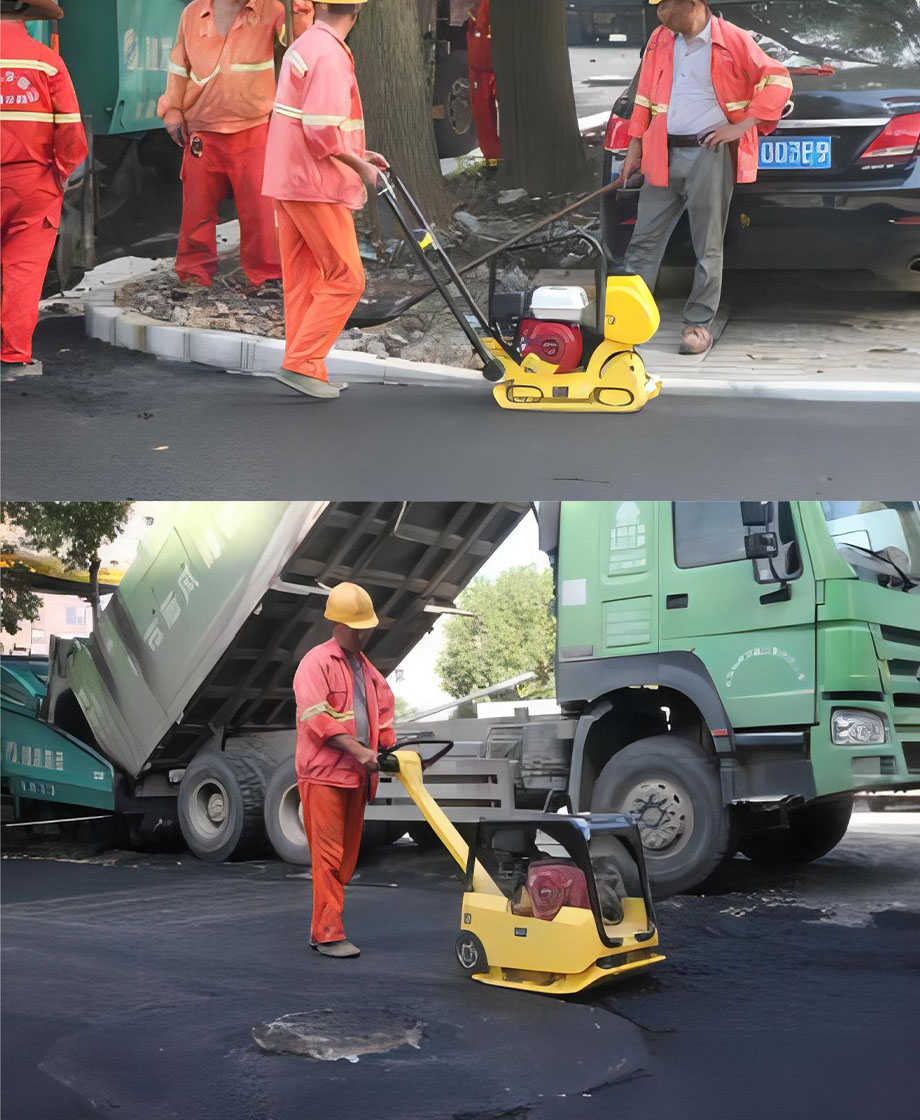 Antretyen ak itilizasyon kòrèk Plak Compactor1