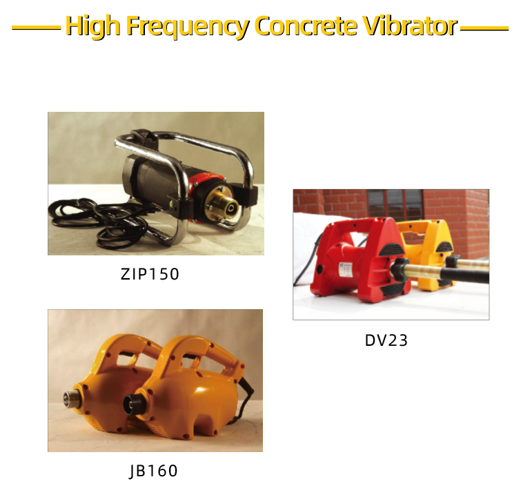 Vysokofrekvenční betonový vibrátor